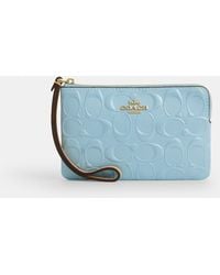 COACH - Corner Zip Wristlet - Lyst