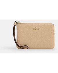 COACH - Corner Zip Wristlet - Lyst