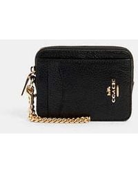 COACH - Zip Card Case - Lyst