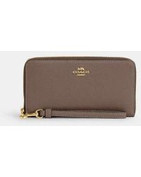 COACH - Portafoglio Lungo Con Cerniera Integrale - Lyst