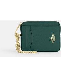 COACH - Zip Card Case - Lyst