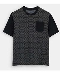 COACH - Signature T Shirt - Lyst
