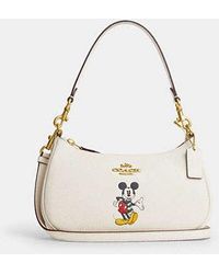 COACH - Disney X Coach Teri Shoulder Bag With Mickey Mouse - Lyst