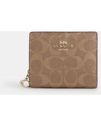 COACH - Snap Wallet - Lyst