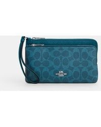 COACH - Double Zip Wallet - Lyst