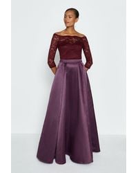 daphne jacquard maxi skirt