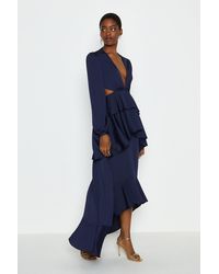 coast jagger tiered mesh dress