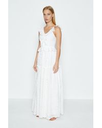 coast avienna print tier dress