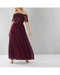 coast jolie sparkle maxi dress