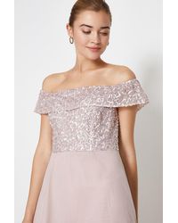 coast ariel sequin maxi dress