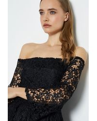 odetta lace midi dress