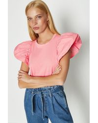 coast shailene puff sleeve dress