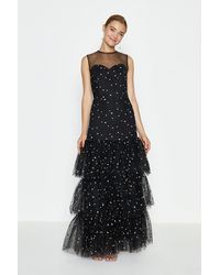 sandy embroidered cape maxi