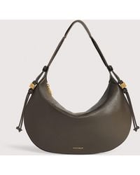 Coccinelle - Grained Leather Shoulder Bag Thess Medium - Lyst