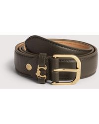 Coccinelle - Grained Leather Belt Metal Loop - Lyst
