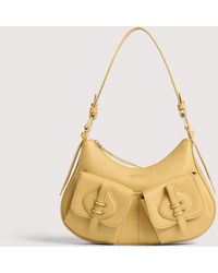 Coccinelle - Grained Leather Shoulder Bag Mavery Pocket Small - Lyst