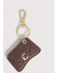 Coccinelle - Grained Leather Key Ring C-Me - Lyst