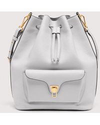 Coccinelle - Beuteltasche Aus Genarbtem Leder Beat Generation Large - Lyst
