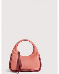 Coccinelle - Schultertasche Aus Genarbtem Leder Sven Bicolor Small - Lyst