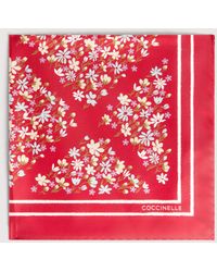 Coccinelle - Silk Foulard Sakura Flowers - Lyst
