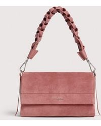 Coccinelle - Suede Shoulder Bag Boheme Small - Lyst