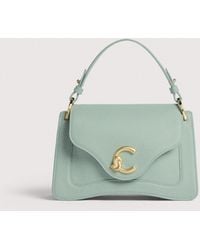 Coccinelle - Grained Leather Handbag C-Me Small - Lyst