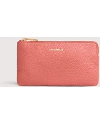 Coccinelle - Pochette Aus Genarbtem Leder Alias Small - Lyst
