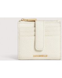 Coccinelle - Small Grained Leather Wallet Metallic Medium - Lyst