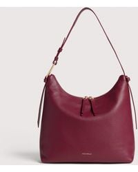 Coccinelle - Schultertasche Aus Genarbtem Leder Malory Small - Lyst