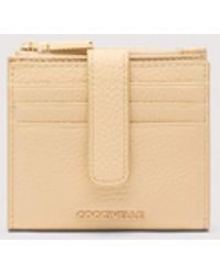 Coccinelle - Small Grained Leather Wallet Metallic Medium - Lyst