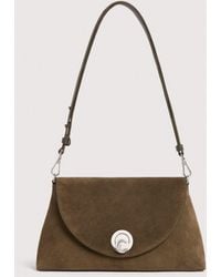 Coccinelle - Suede Shoulder Bag Nikla Medium - Lyst