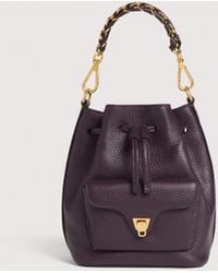 Coccinelle - Beuteltasche Aus Genarbtem Leder Beat Generation Small - Lyst
