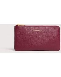 Coccinelle - Pochette Aus Genarbtem Leder Alias Small - Lyst