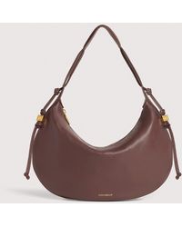 Coccinelle - Grained Leather Shoulder Bag Thess Medium - Lyst