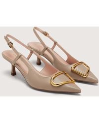 Coccinelle - Slingback con tacco in Pelle liscia Himma Smooth - Lyst