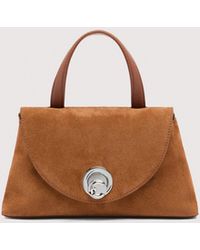 Coccinelle - Suede Handbag Nikla Small - Lyst