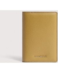 Coccinelle - Grained Leather Passport Holder Metallic Medium - Lyst