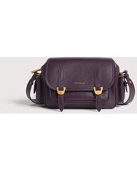 Coccinelle - Umhängetasche Aus Genarbtem Leder Campus Small - Lyst