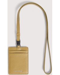 Coccinelle - Grained Leather Badge Holder Bui - Lyst