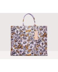 Coccinelle - Floral Print Fabric Handbag Never Without Bag Flower Print Large - Lyst