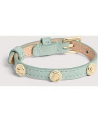 Coccinelle - Armband Aus Genarbtem Leder C-Me Studs - Lyst