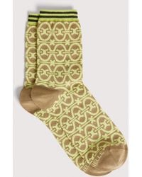 Coccinelle - Cotton-Blend Socks Monogram - Lyst