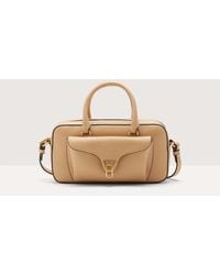 Coccinelle - Grained Leather Handbag Beat Soft Medium - Lyst