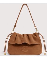 Coccinelle - Suede Shoulder Bag Lidia Small - Lyst