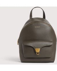 Coccinelle - Grained Leather Backpack Beat Generation Small - Lyst