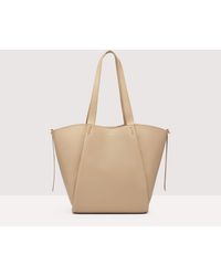 Coccinelle - Grained Leather Tote Bag Boheme Large - Lyst