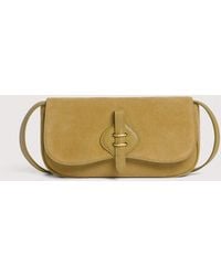 Coccinelle - Suede And Micro Grained Leather Minibag Mavery Small - Lyst