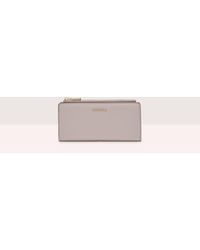 Coccinelle - Large Grained Leather Wallet Metallic Tricolor - Lyst