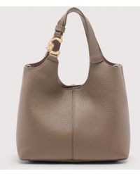 Coccinelle - Grained Leather Shoulder Bag C-Easy Small - Lyst