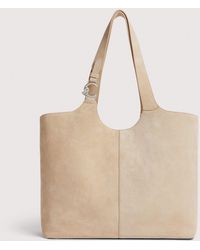 Coccinelle - Suede And Grained Leather Tote Bag C-Easy Large - Lyst